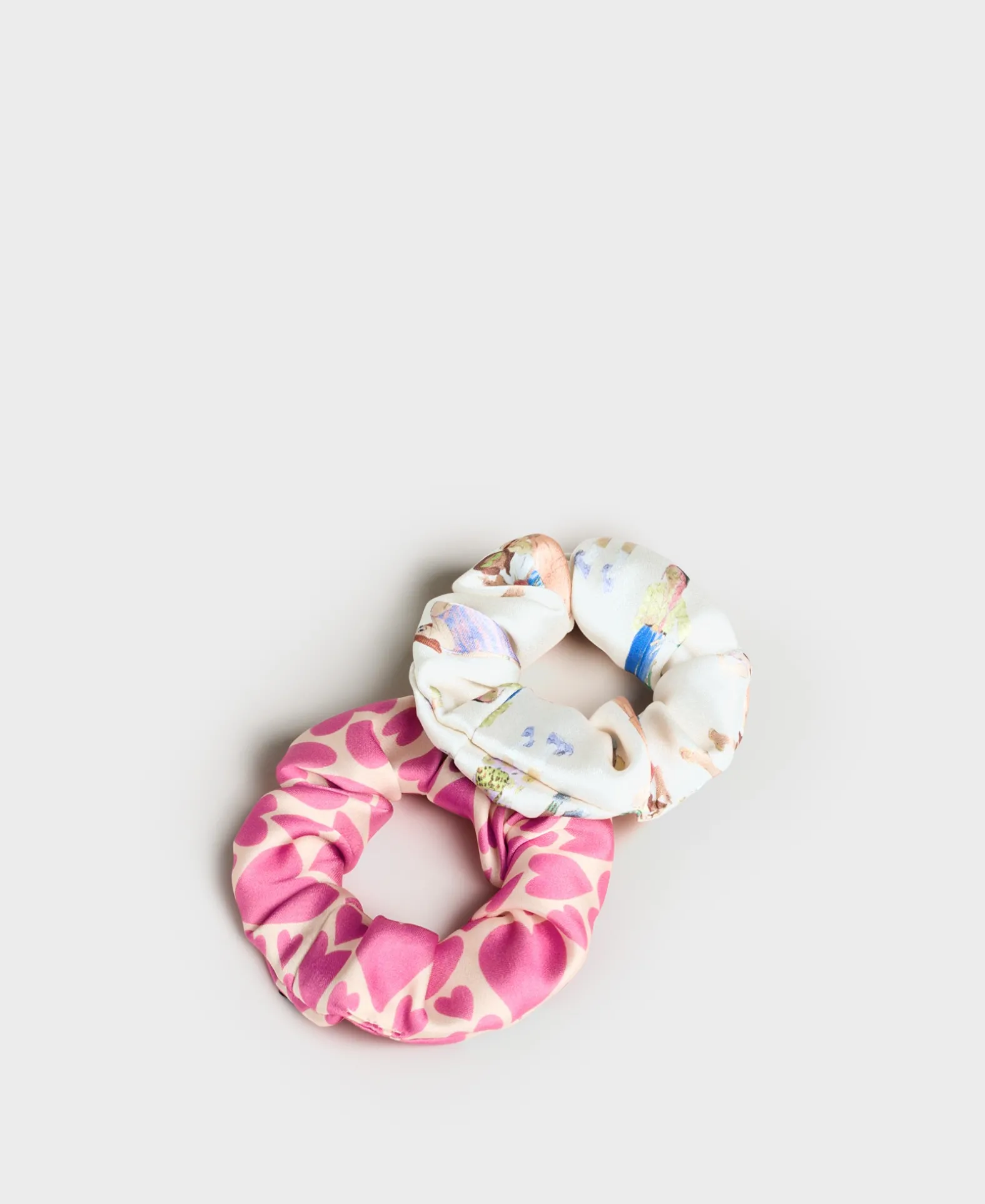 Roze Liefdescrunchies