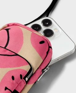 Smiley® Roze Crossbody Telefoontasje