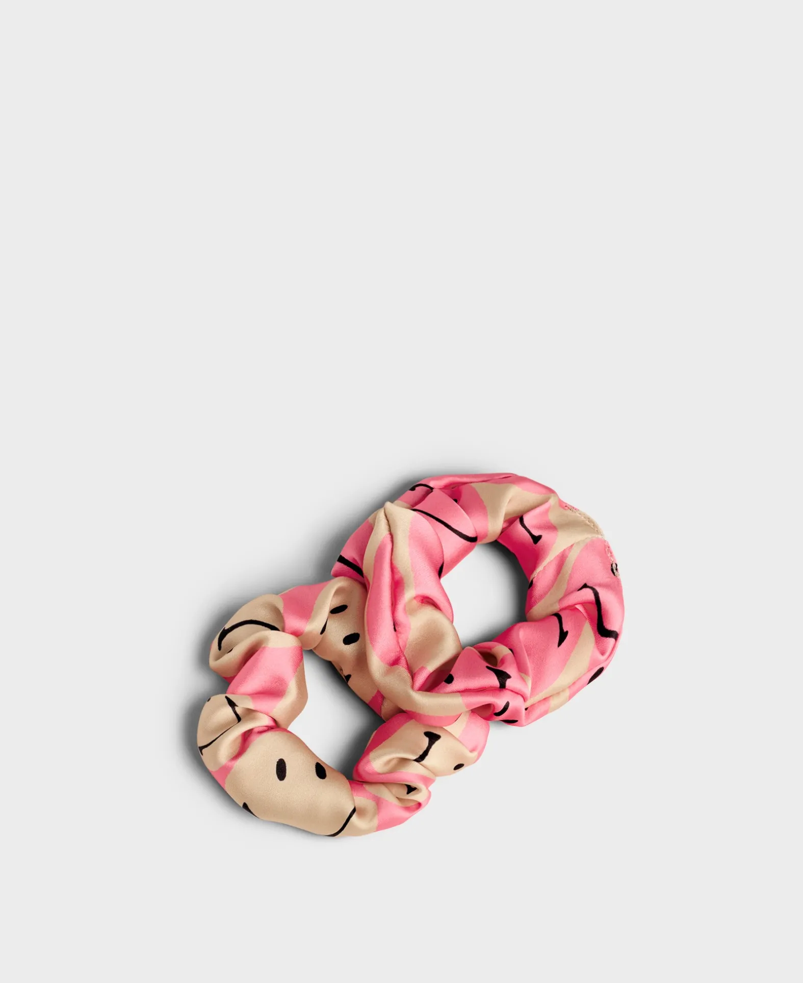 Smiley® Roze Scrunchies